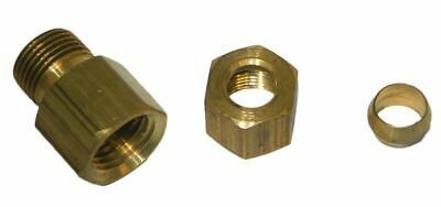 Big A Service Line 3-166540 Brass Hex Reducer coupling 5/16&quot; x 1/4&quot; - $12.75