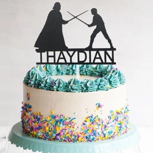 Custom STARWARS Birthday Cake Topper | Personalized Topper | Custom Cake... - $7.00