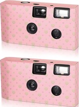 Disposable Cameras For Weddings, 34Mm Single-Use Cameras With Flash, Two... - £34.09 GBP