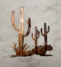 Arizona Cactus Trio Metal Wall Art - 18&quot; x 15&quot; - £32.52 GBP