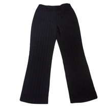 Rafaella Classy Dress/Career Pants ~ Sz 8 ~ Black ~ Purple Pinstripes ~ Lined - £10.58 GBP