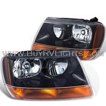 Travel Supreme Envoy 2005 2006-2008 Black Headlights Head Lights Front Lamps Rv - £98.62 GBP