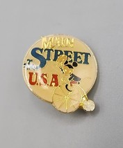 Mickey Mouse Main Street USA Riding His Bicycle Vintage Retired Disneyland Pin - $6.48