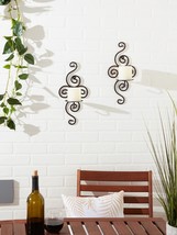Wrought Iron Candle Wall Sconces - £45.20 GBP