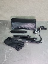 NuMe 3 In One Curl Jam Curling Iron Travel Case Glove HBO215B 3 Ceramic ... - $50.00