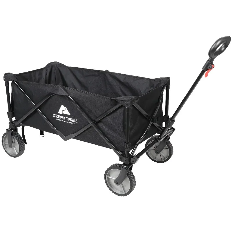 Ozark Trail Multi-Purpose Big Bucket Cart, Black Wagon  camping gear  ma... - $65.57+
