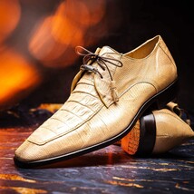 Merida Caiman and Lizard Dress Shoes Derby's Orix image 11