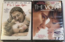 DVDs P.S. I Love You &amp; The Vow Hilary Swank Channing Tatum NEW LOT 2 Romance - $7.95