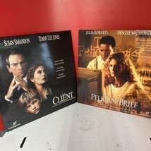 John Grisham Films: The Pelican Brief (Laser Disc) &amp; The Client (Laserdisc) - £11.60 GBP
