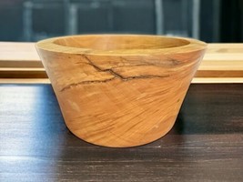 Hand Turned Black Gum Wood Bowl Made From Salvaged Wood By a Local PNW A... - $80.77