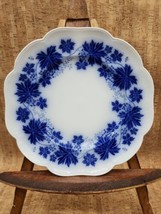FLOW BLUE Dinner Plate Vinranka by Harold Percy Sweden 10.5”  Grape Leaf - £93.44 GBP