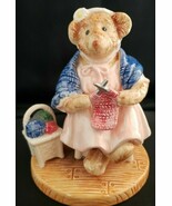 Bialosky Bear And Friends &quot;Viola Lulu&quot; 1985 Porcelain Figurine 100% Loya... - $19.24 CAD