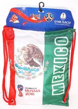 Fifa 2018 Team Mexico Futbol Soccer Gym Sack Or Drawstring Cinch Bag Icon Sports - £4.75 GBP