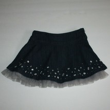 Gymboree Fairy Wishes Girl&#39;s Tulle Ruffle Denim Skirt size 4 - $12.99