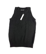 Catherine Malandrino Womens Cotton Knit Sleeveless Black Size Medium $48... - £17.89 GBP