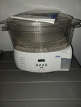 Oster Model 5712 Quart 900W Food Steamer Rice Cooker Vegetable Fish Whit... - $55.00