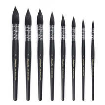 1Peice Watercolor Brush Wood Paint Brush Artist Hand Painting Brushes Water Colo - £8.28 GBP+