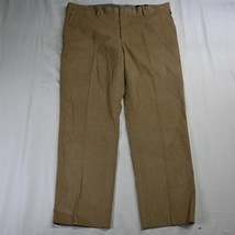 Lands&#39; End 40 x 30 Khaki Cords Tailored Fit Mens Dress Corduroy Pants - £19.53 GBP