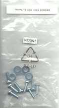 8 VESA Screws M4X14 (x4) + M5X14 (x4) &amp; D5 Washers (x4) OEM Tripp Lite Package M - £15.37 GBP