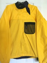 Patagonia XL Yellow 2-Layer Waterproof Paddling Dry Top Pullover Jacket Kayak - £39.16 GBP