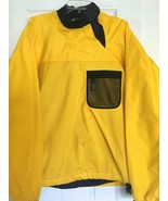 Patagonia XL Yellow 2-Layer Waterproof Paddling Dry Top Pullover Jacket ... - $49.00