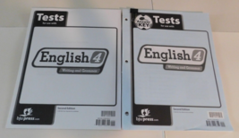 Bob Jones English 4 Tests &amp;Tests Answer Key Second Edition Brand New - £39.32 GBP