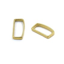 Fujiyuan 2 Pcs 32mm Brass D Ring Shape Buckle Belt Collars Bag Harness L... - $119.43 MXN
