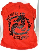 Marvel Pet Fans Collection  Red Marvel Avengers Assemble Dog T-Shirt Large - £6.57 GBP