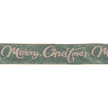 Glittered Merry Christmas Wired Ribbon 4&quot; x 5 Yds. - $53.48