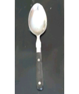 WASHINGTON FORGE WF MARDI GRAS Stainless BLACK Soup Spoon Flatware Korea... - €5,16 EUR