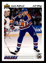 Edmonton Oilers Louie DeBrusk RC Rookie Card 1991 Upper Deck #526 - £0.39 GBP