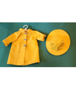 Vintage 1993 Pleasant Company American Girl Doll Molly Yellow Raincoat &amp;... - £30.69 GBP
