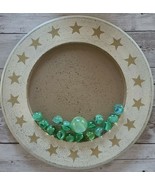 Fifteen (15) ~ Multicolored Green Swirl ~ Glass Marbles ~ One (1) Shoote... - $427.24 MXN