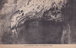Penn&#39;s Cave Interior View Pennsylvania PA Postcard N18 - £2.35 GBP