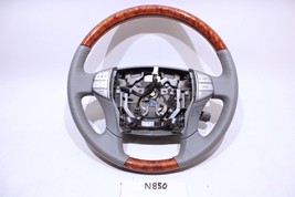 New OEM genuine Toyota Grey Leather Wood Steering wheel 2005-2010 Avalon... - £172.31 GBP