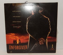 Laserdisc 1993 Unforgiven Gene Hackman Morgan Freeman Clint Eastwood Laser Disc - £19.07 GBP