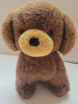 Vintage Gerber  Precious Plush Puppy Stuffed Animal Brown Dog 8" Made in Korea - £22.82 GBP