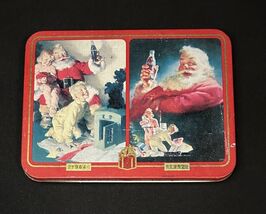 Coca Cola Santa For Sparkling Holidays Playing Cards In Collector’s Tin - $7.00