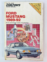 Used Chilton Ford Mustang 1989-1992 Repair Manual Part # 8299 - NICE CON... - $470.41 MXN