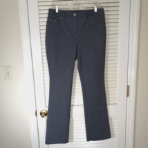 Style &amp; Co. Stretch Dress Pants Size 12 Gray Career Pockets Work Casual ... - £11.91 GBP