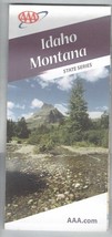 2009 AAA Map Idaho Montana - £7.32 GBP