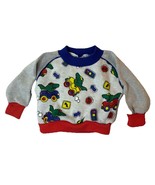 18m 1990s Vintage Geranimals Sweatshirt Car theme With Alligator With Su... - $280.04 MXN