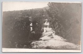 RPPC Edwardian Women on Long Dirt Path c1907 Real Photo Postcard F22 - $6.95