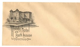 ORIGINAL Vintage Moody Hotel Bath House Hot Springs Natl Park Arkansas E... - £15.79 GBP