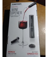 Chefman Electric Wine Opener 4 Pc Set NIB (opener, foil cutter, pourer, ... - $5.00