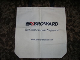 BROWARD MARINE CANVAS BEACH BAG BROWARD YACHTS FT. LAUDERDALE FLORIDA BO... - £39.30 GBP