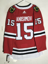 adidas Authentic Adizero NHL Jersey Chicago Blackhawks Artem Anisimov Red sz 56 - £47.46 GBP