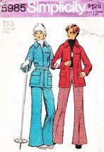 Misses' JACKET & PANTS Vintage 1973 McCall's Pattern 5985 Size 16 - £9.59 GBP