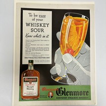 Original Vintage 40s Glenmore Kentucky Straight Whiskey Magazine Ad - £10.61 GBP