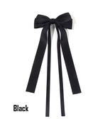 Ribbon Bowknot Hair Clip For Women Girls, Double Bow Long Tassel Barrett... - $7.99
